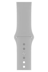 Apple Watch Uyumlu Silikon Kordon Gri